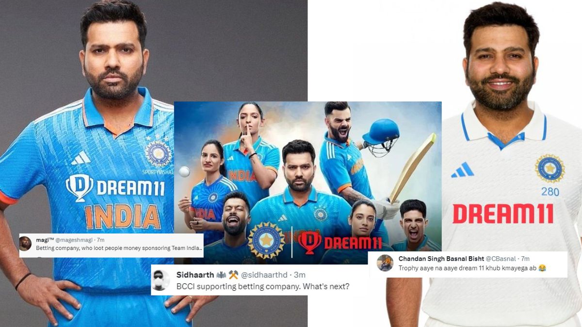 Team India new jersey with Dream 11